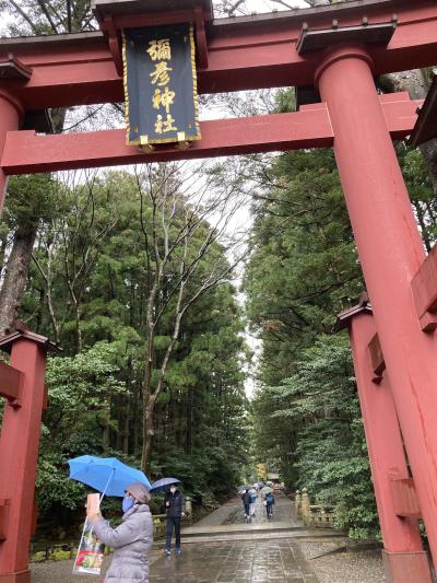 絶景の佐渡島と新潟三日間のツアーに参加しましたまず弥彦神社です。