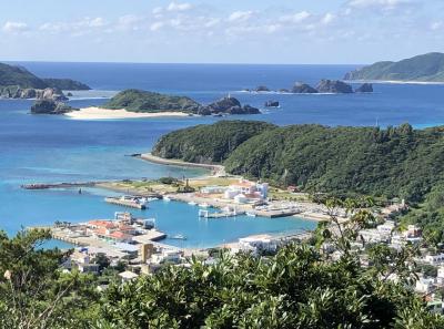 ⑧慶良間諸島10島めぐり　３日目の２　座間味島（ウナジの丘・稲崎展望台・高月展望台・イノービーチ・アカハギ地層）