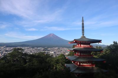 新倉山浅間公園と新倉富士浅間神社