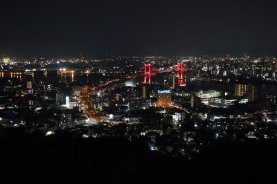 若戸大橋 (高塔山公園からの夜景)
