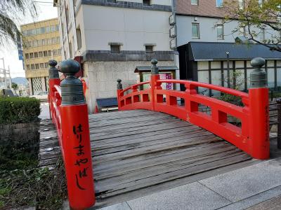 高知１ フジエアラインズで、高知空港。ひろめ市場でカツオのたたきを食べる。