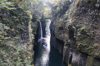 高千穂峡　(高千穂神社から遊歩道で)