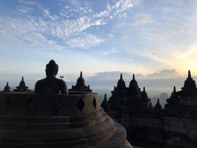 家族旅行@ボロブドゥール遺跡 2019CNY