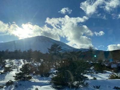 年末の万座温泉１泊２日：万座高原ホテル、万座プリンスホテル、軽井沢アウトレット、白糸の滝、八ッ場ダム、等