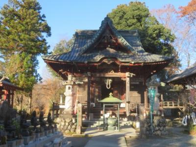 秩父の「民宿弁天橋」に宿泊して光明寺と四萬部寺に行きました