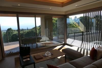 秋の松茸グルメ旅♪　Vol.106 ☆ザ・ひらまつ・軽井沢御代田：スカイジュニアスイートルーム♪