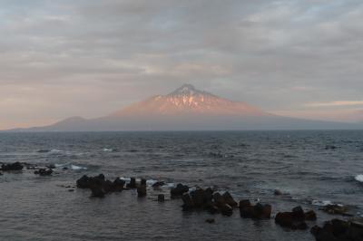 礼文島の夕日