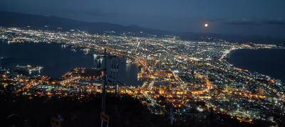 函館旅行④２日目、３日目（いさりび鉄道に乗る、函館山からの夜景、旧函館区公会堂）