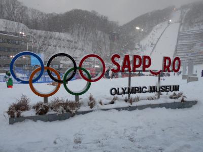 スキージャンプを観戦しに札幌へ