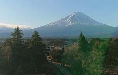 冬の富士山を見に行きました。