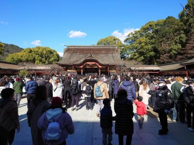 2023年お正月太宰府三社詣　太宰府天満宮、竈門神社、天開稲荷神社へと行ってきました。