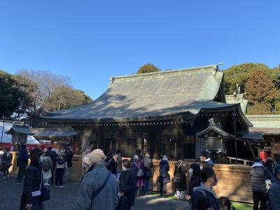 2023年1月　3連休2日目、武蔵一宮氷川神社に参拝