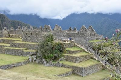 2018年ペルー・ボリビア旅行記　第11回　マチュピチュ遺跡観光その１　遺跡入口から神聖な広場へ