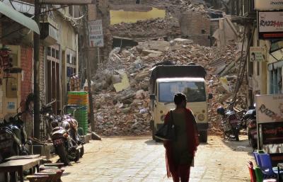 柄にもなくボランティア　ネパール震災2015　その１