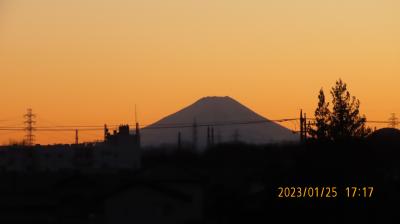 素晴らしかった夕焼け富士と日没風景