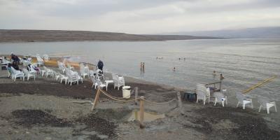 2022ー2023冬のアラビア半島縦断の旅10　パレスチナ編　死海へ