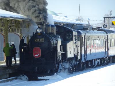 冬の北海道・東北乗り鉄たび、その４(釧網本線とSL冬の湿原号）