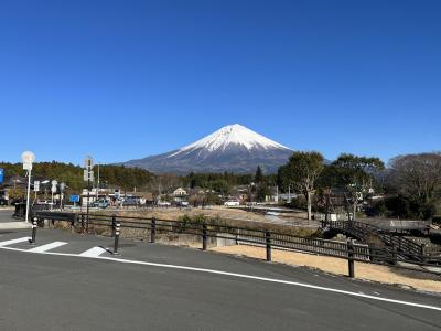 青空の下、富士宮にある世界遺産を堪能