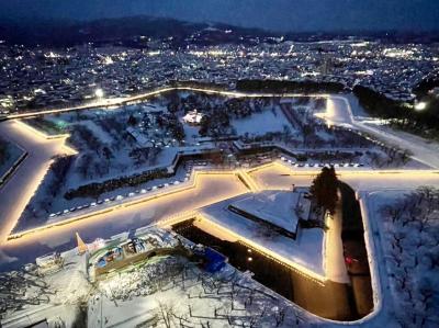 函館の冬景色