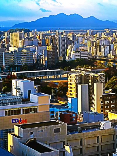 広島-５　リーガロイヤルホテル-広島　2221室眺望　☆朝食ビュッフェ-やっぱ広島じゃ割