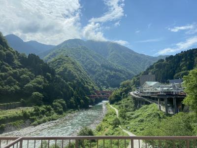 一人旅で富山へ。　金太郎温泉と宇奈月温泉。