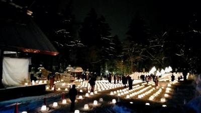 真冬の定山渓温泉・雪灯路とロイズチョコレートタウン