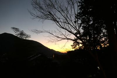 真冬の箱根旅♪　Vol.99 ☆レジーナリゾート箱根雲外荘：美しい夜明け♪