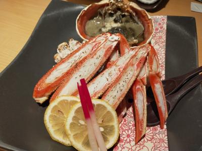 蟹を食べたいと言うので、金沢まで行ってきました