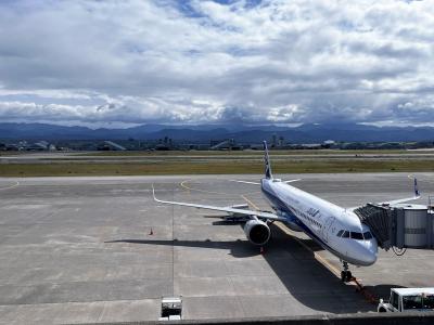 飛行機＆鉄道で行く　1泊2日の金沢旅①　「ANAで小松空港へ」