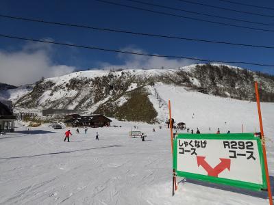 新年早々長男夫婦とスキー旅行へ行こう～&#9975;ーIN草津温泉スキー２日目③