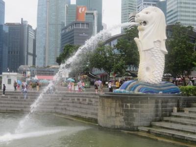 シンガポール　「行った所・見た所」　チャイナタウンとマーライオン・パークを散策