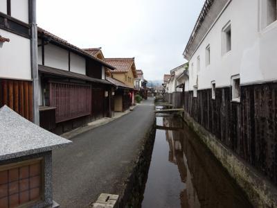 路線バスで倉吉の街並みと廃線跡散策