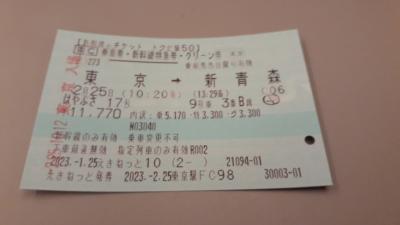 東京発「鉄道開業150周年記念ファイナル　新幹線お先にトクだ値スペシャル」(グリーン車用)で行く１泊２日函館の旅(前編)