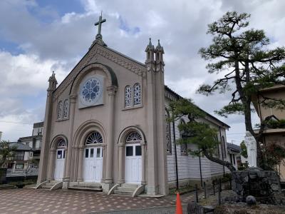 きょうとさんぽ　　宮津　宮津カトリック教会と細川ガラシャ像～冬の景色　潟湖のある久美浜へ。（後）