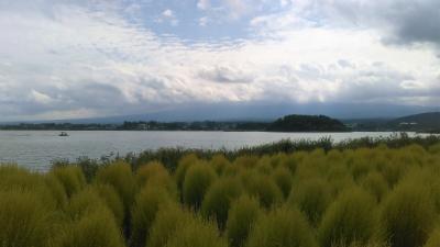 美しき日本アルプス絶景の旅 1 富士山は雲の中、2合目までしか見えなかった