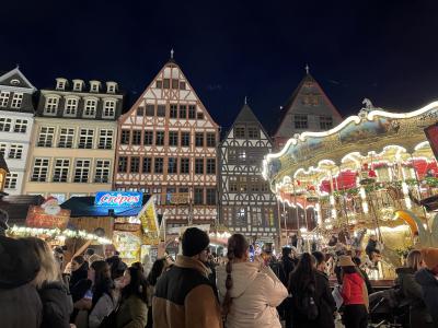 2022年クリスマスマーケット1　フランクフルト（ドイツ・チェコ・オーストリア）