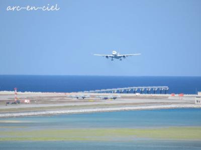 寒さからの逃飛行＊パート3＊沖縄エアポートビュー☆琉球温泉瀬長島ホテル（2023）