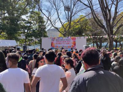 2023年3月・色の祭　ホーリーの集い＠西葛西・恐竜公園