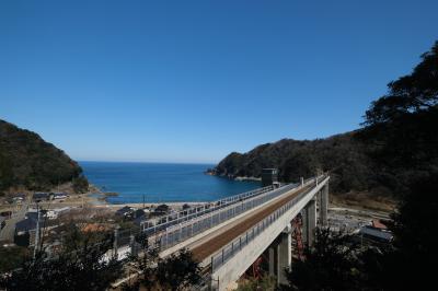 サクッと因但(鳥取県“因”幡地方と兵庫県“但”馬地方)観光[その3・余部鉄橋で魚カツバーガー]