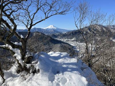 菊花山　雪山登山