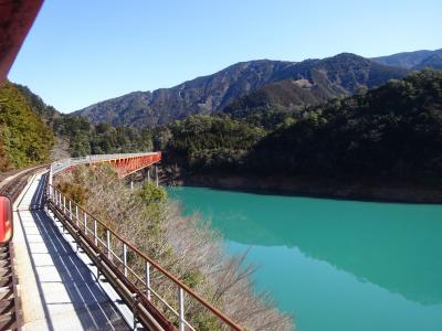 一部不通の大井川鐵道に乗ってきた【その２】　井川線に乗る（１）アプト区間と接岨峡温泉