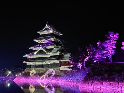 母とのんびり雪の松本旅行