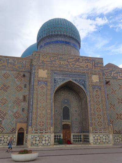 (49)2023年7月(2)カザフスタン(オトラル遺跡トルキスタン(クルウェト地下モスク ホッジャ･アフメド･ヤサウィ廟 )  シムケント泊
