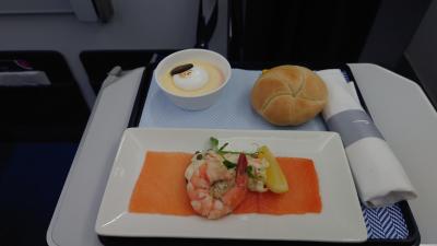 BA1398(LHR-MAN) ビジネスクラス機内食