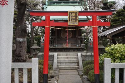 20230321-1 千住大橋 千住大橋さくら公園と、櫻神社。咲き始めの桜を眺める。