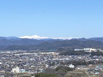 鳩吹山　登山とカタクリの花