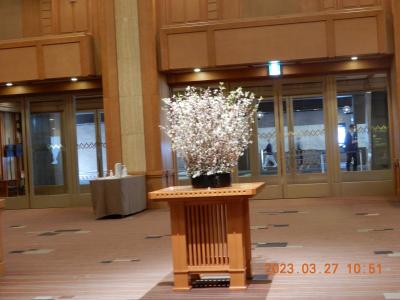 ｛帝国ホテル東京｝本館裏口　2023.03一カ月連泊