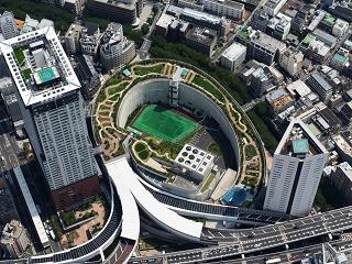 東京の空中庭園・・大橋ジャンクションの屋上に造られた、「目黒天空庭園」を訪ねます。