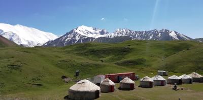 【キルギス】世界遺産ワハーン回廊・パミール高原　4日目　サリモゴルのユルトキャンプ