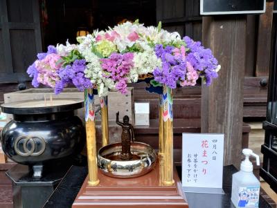 2023春旅は奈良④　初瀬の長谷寺・桜井の聖林寺へ、本日は花まつり